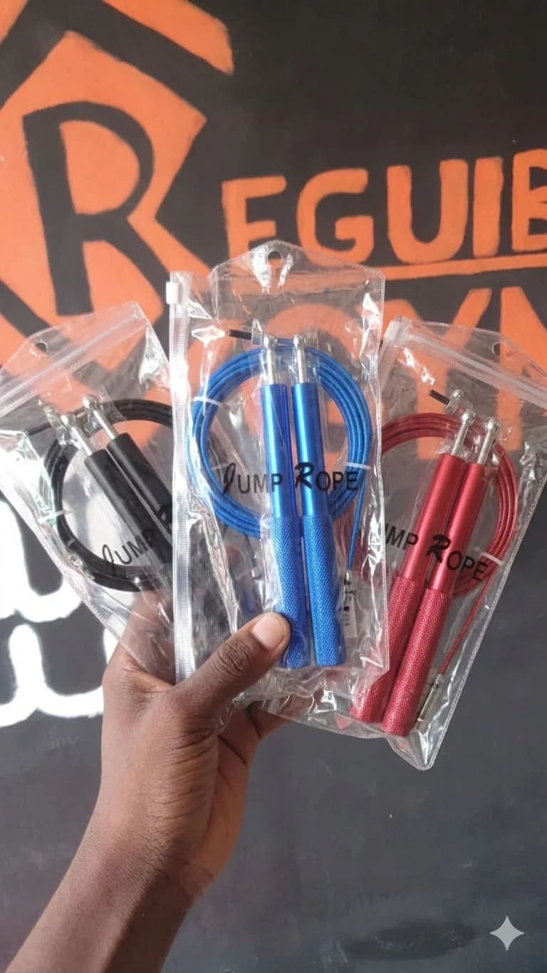 حبل قفز سريع احترافي بمقابض معدنية (Speed Rope)