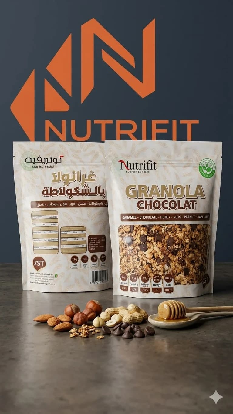 غرانولا Nutrifit بالشوكولاتة المقرمشة 1 كغ